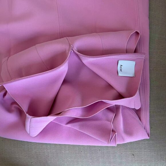 NEW Acler x Saks Normanhill Petal Midi Dress AU10/US6 Party Event Candy Pink - Picture 8 of 10